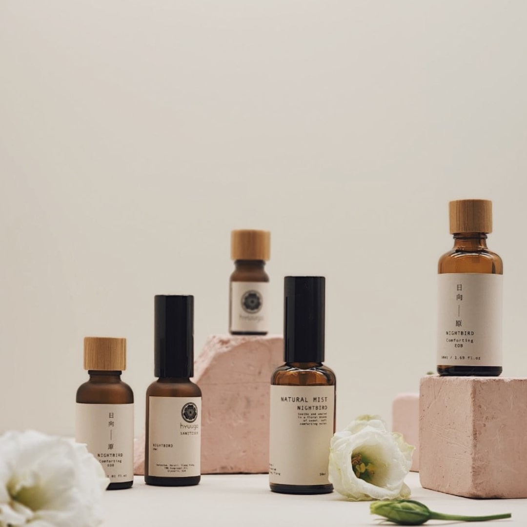 Hyuuga Nightbird Collection - Essential oil, blend, natural mist, sanitiser