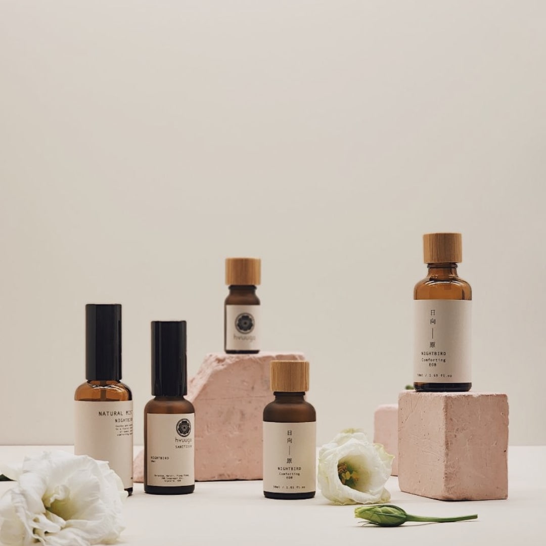 Hyuuga Nightbird Collection - Essential oil, blend, natural mist, sanitiser