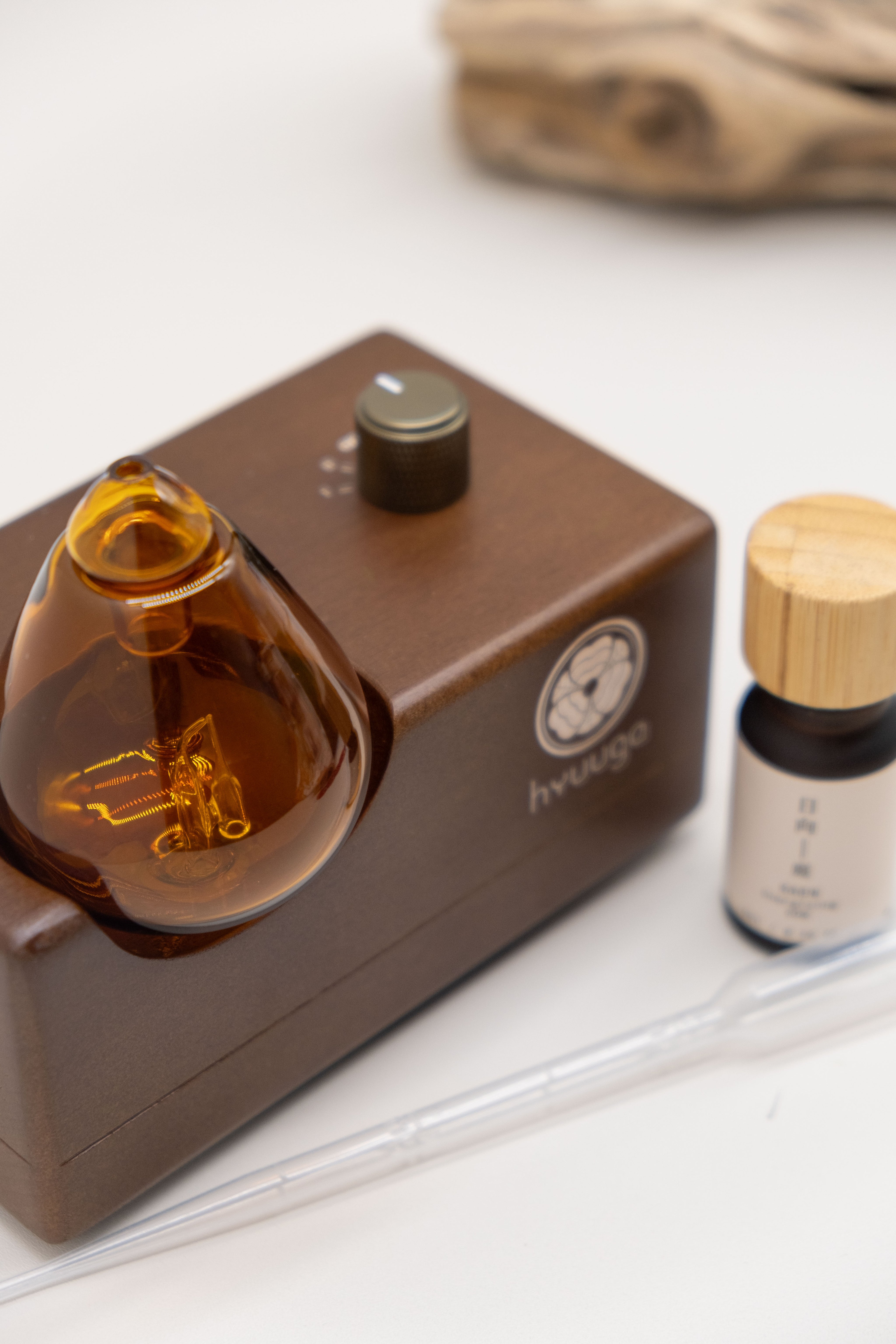 Glass bottle of ShinrinYoku Home Diffuser 